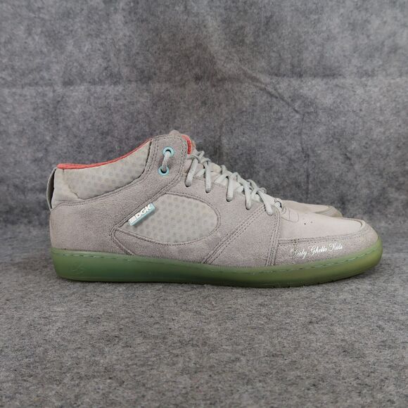 DGK x ES Shoes Mens 11.5 Sneakers Accel Slim Mid Skateboarding Casual Leather - Picture 2 of 16